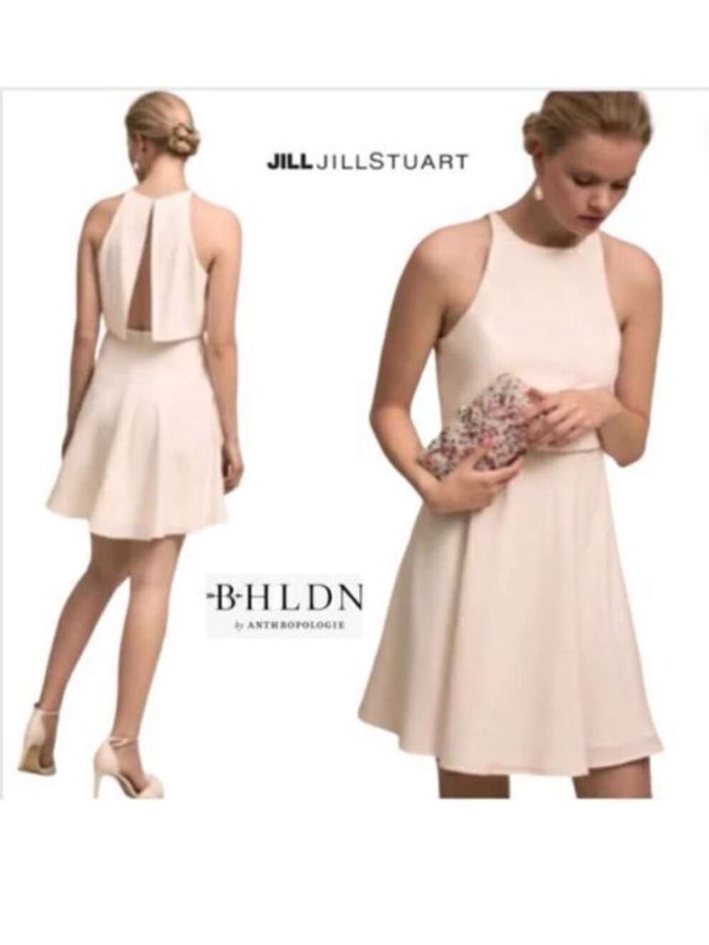 Anthropologie 
Jill Stuart Barrett Pink Mini
Dress Womens Size 4